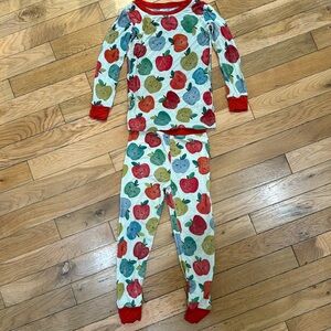 Little sleepies 2T Apple of my eye Red